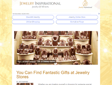 Tablet Screenshot of jewelryinspirational.com